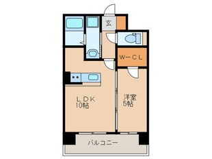 Grand Eterna福岡警固の物件間取画像